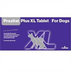 Prazitel Plus XL Wormer for Dogs - 1 x 175mg Pork Flavoured Tablet